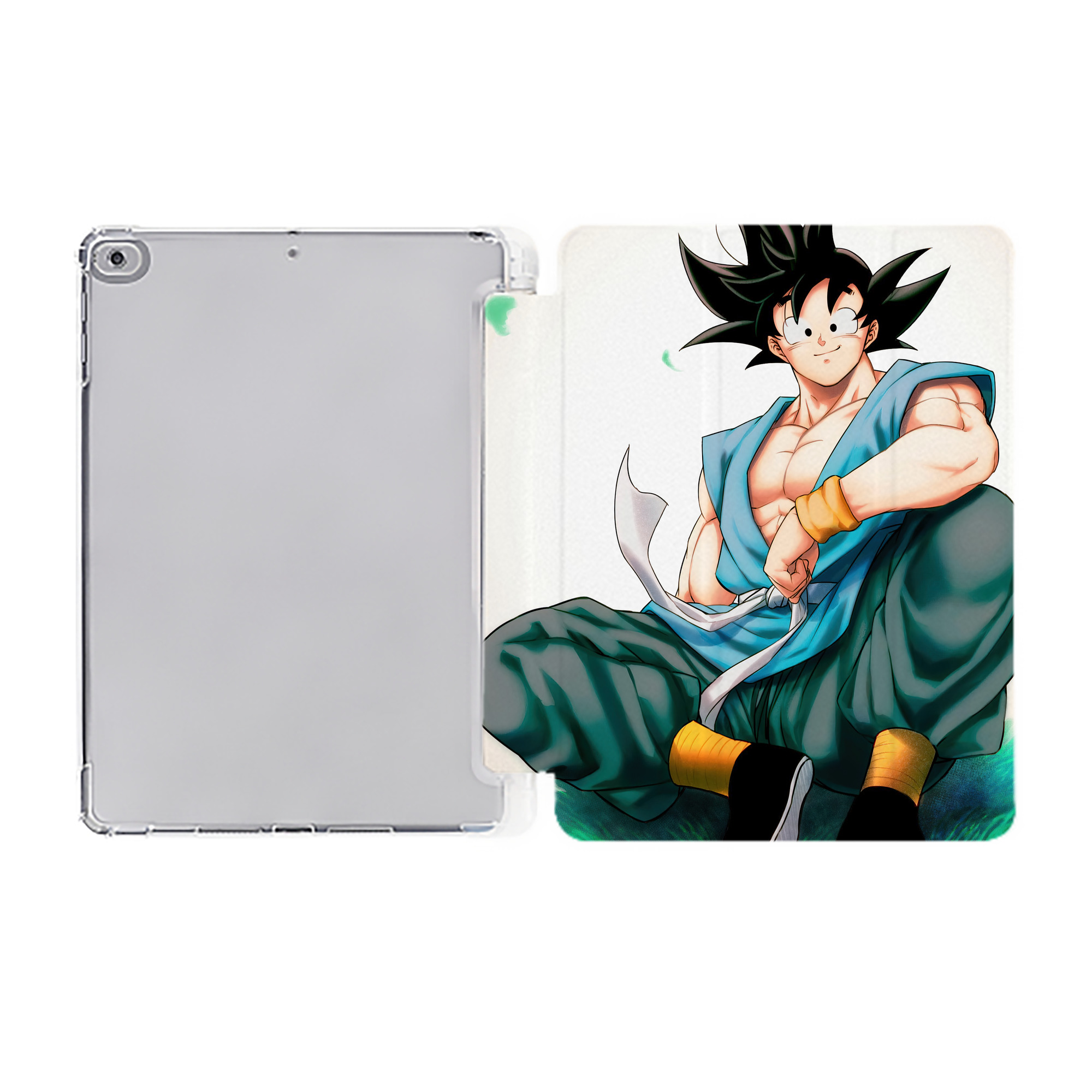 （画像用） ドラゴンボール DRAGON BALL IPad ケース ペン収納付き 三つ折りスタンド PUレザー×シリコン 対応機種9.5/10.5/10.9インチ